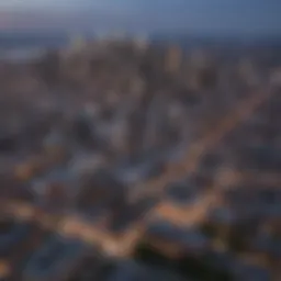 Aerial view of Philadelphia skyline