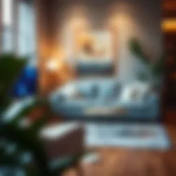 A cozy living room setup that could foster great roommate interactions