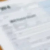 Detailed view of a completed W4 form illustrating key sections