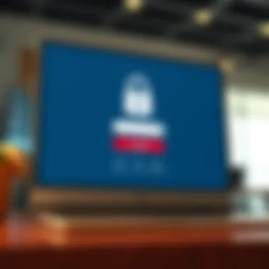 Secure Login for Employer Portals Graphic showing a secure login interface for employer portals