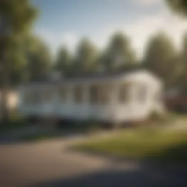 An infographic detailing different types of mobile home mortgages