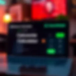 Visual representation of a refinance calculator interface.