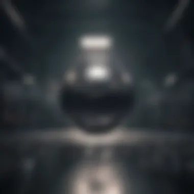 Innovative Branding of Nike Nike logo on a futuristic background