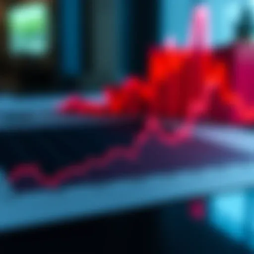 Graph illustrating interest rate trends over time