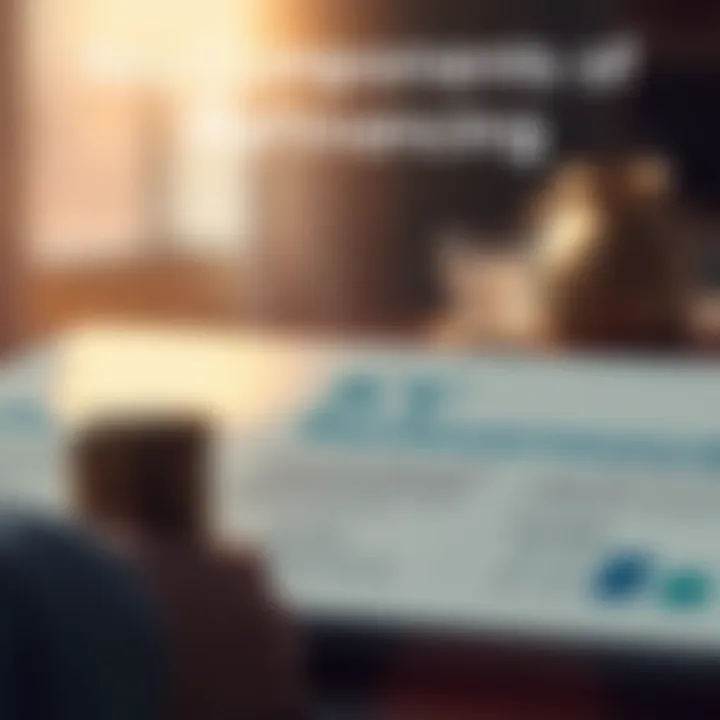 Infographic detailing key components of refinancing options.