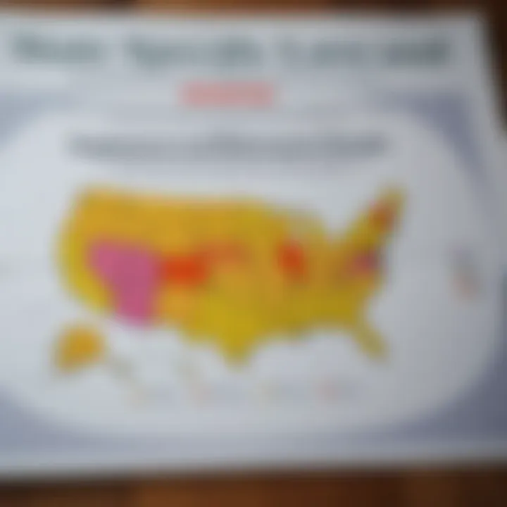 State-Specific Laws and Retirement Plans Chart illustrating state-specific laws affecting retirement plans