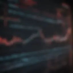 A graph depicting stock market trends.