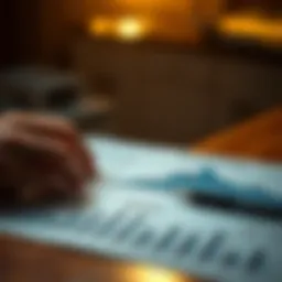 Conceptual illustration of financial growth with charts and graphs