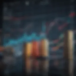 Graph depicting stock market trends