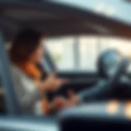 A negotiation session for a car loan