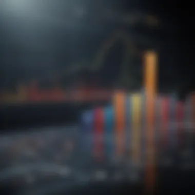A modern financial graph illustrating market trends