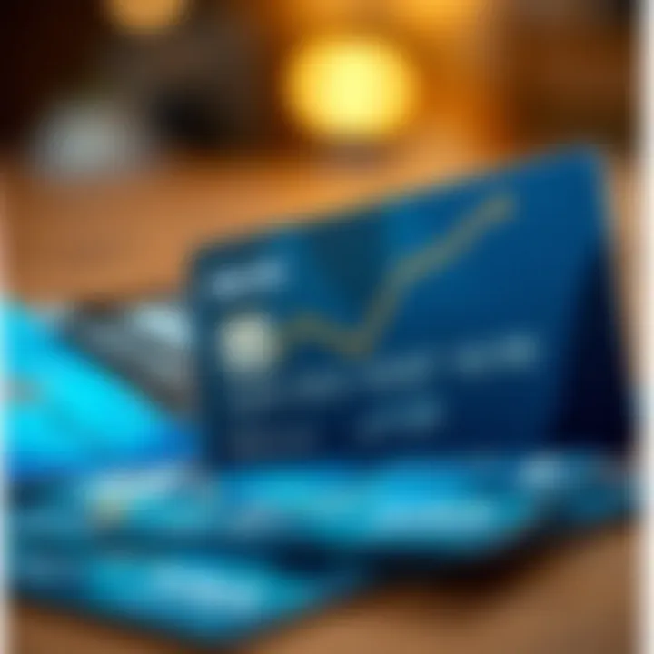 Visual representation of credit card utilization