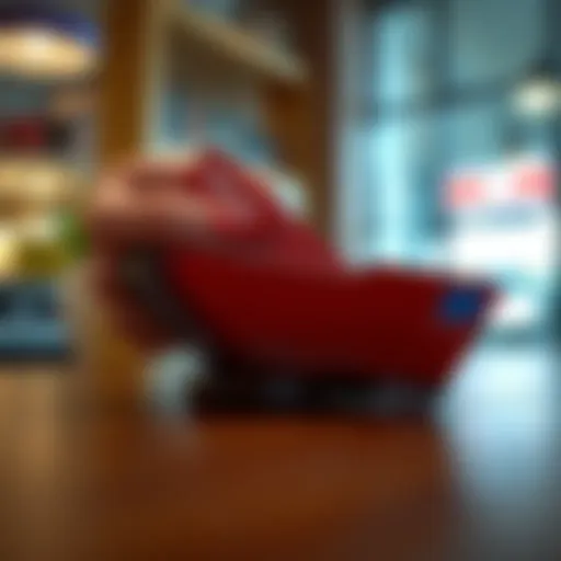 Illustration showcasing credit score fluctuations