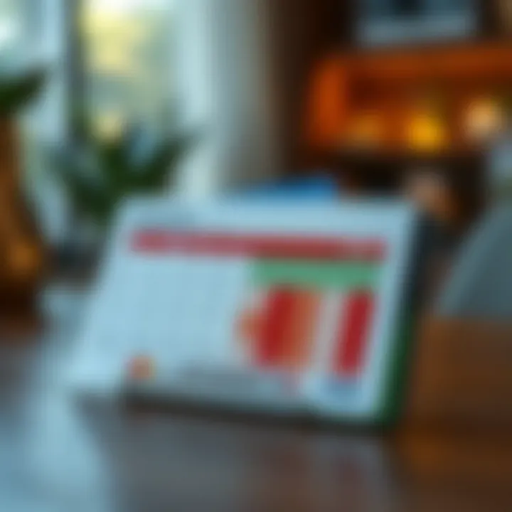 Risk assessment chart for multiple credit cards