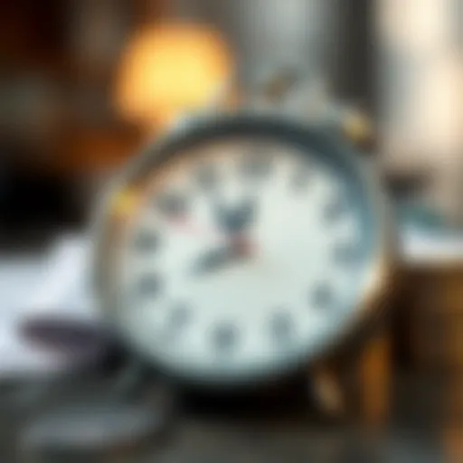 The Right Time for Financial Decisions A clock symbolizing the right timing for financial decisions