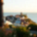 Scenic view of a coastal town popular among retirees