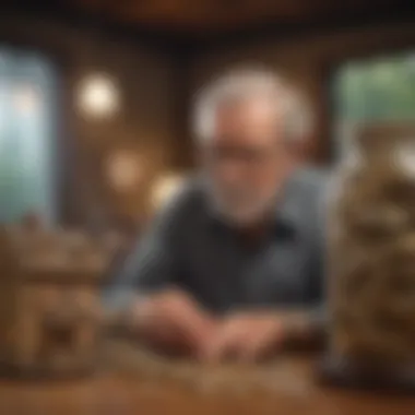 Handcrafted Retirement Plan Handcrafted retirement plan symbolizing financial security