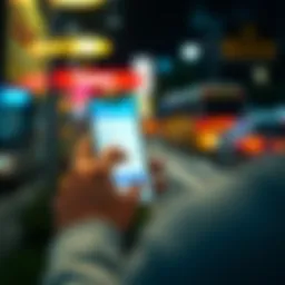 User navigating the Venmo app interface