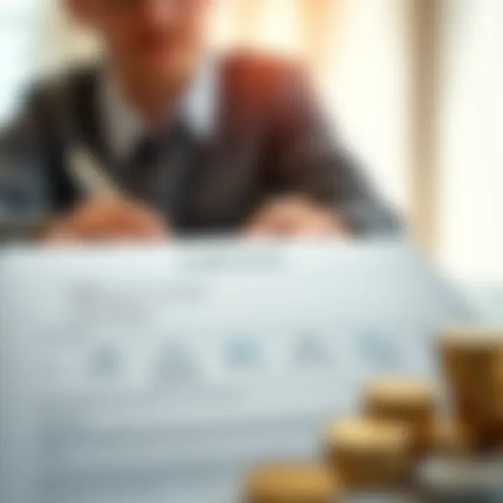 Diagram depicting the relationship between credit scores and financial stability