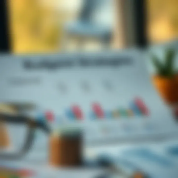 Budgeting Strategies for Property Tax Chart showing budgeting strategies for property taxes