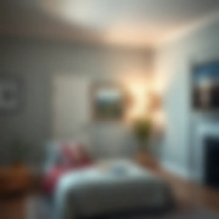 Transformation of a Room Through Painting Before and after of a freshly painted room