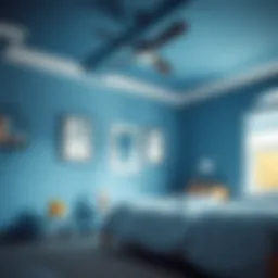 Color palette selection for interior painting