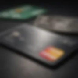 Visual representation of a debit card linked to a checking account.