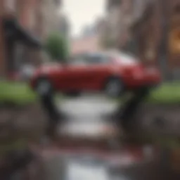 Conceptual illustration of finance gap insurance.