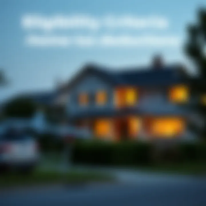 Eligibility Criteria for Home Tax Deductions An infographic showing eligibility criteria for home tax deductions