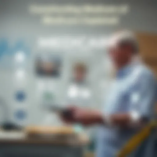 Components of Medicare Explained An infographic detailing the components of Medicare