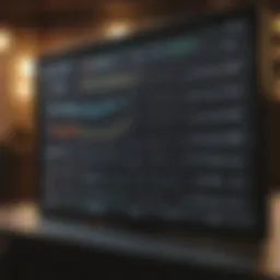 A digital dashboard displaying mutual fund performance metrics