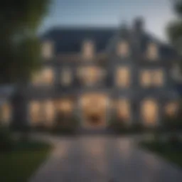 An elegant home showcasing luxury living