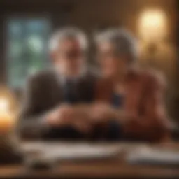 Illustration depicting the concept of retirement planning.