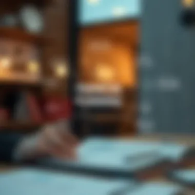 Conceptual diagram showcasing financial planning methodologies