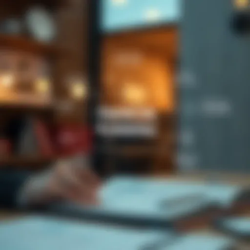 Conceptual diagram showcasing financial planning methodologies