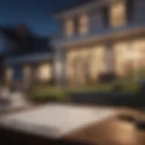 Modern real estate transaction illustration