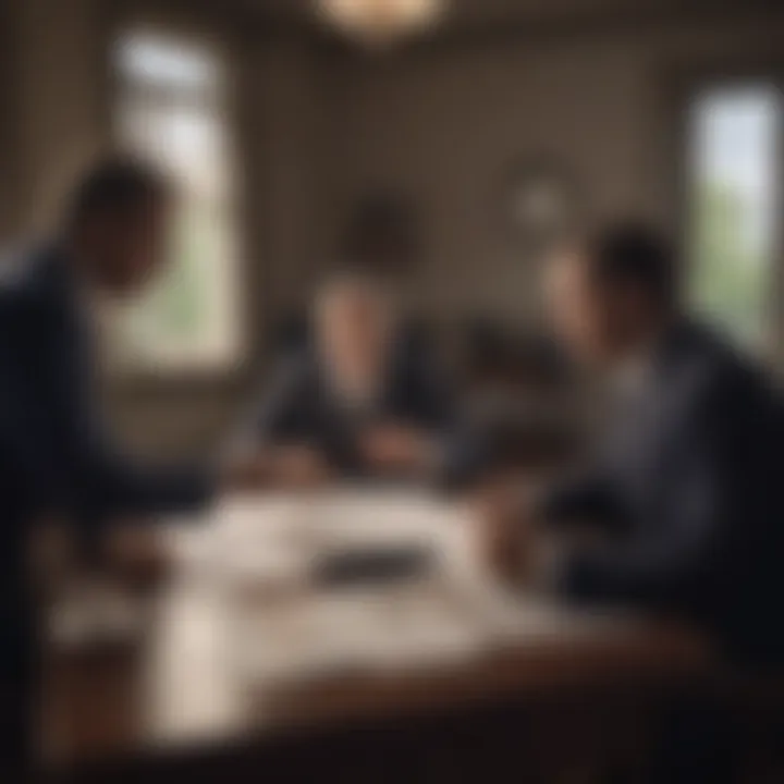 Real estate negotiation tactics illustration